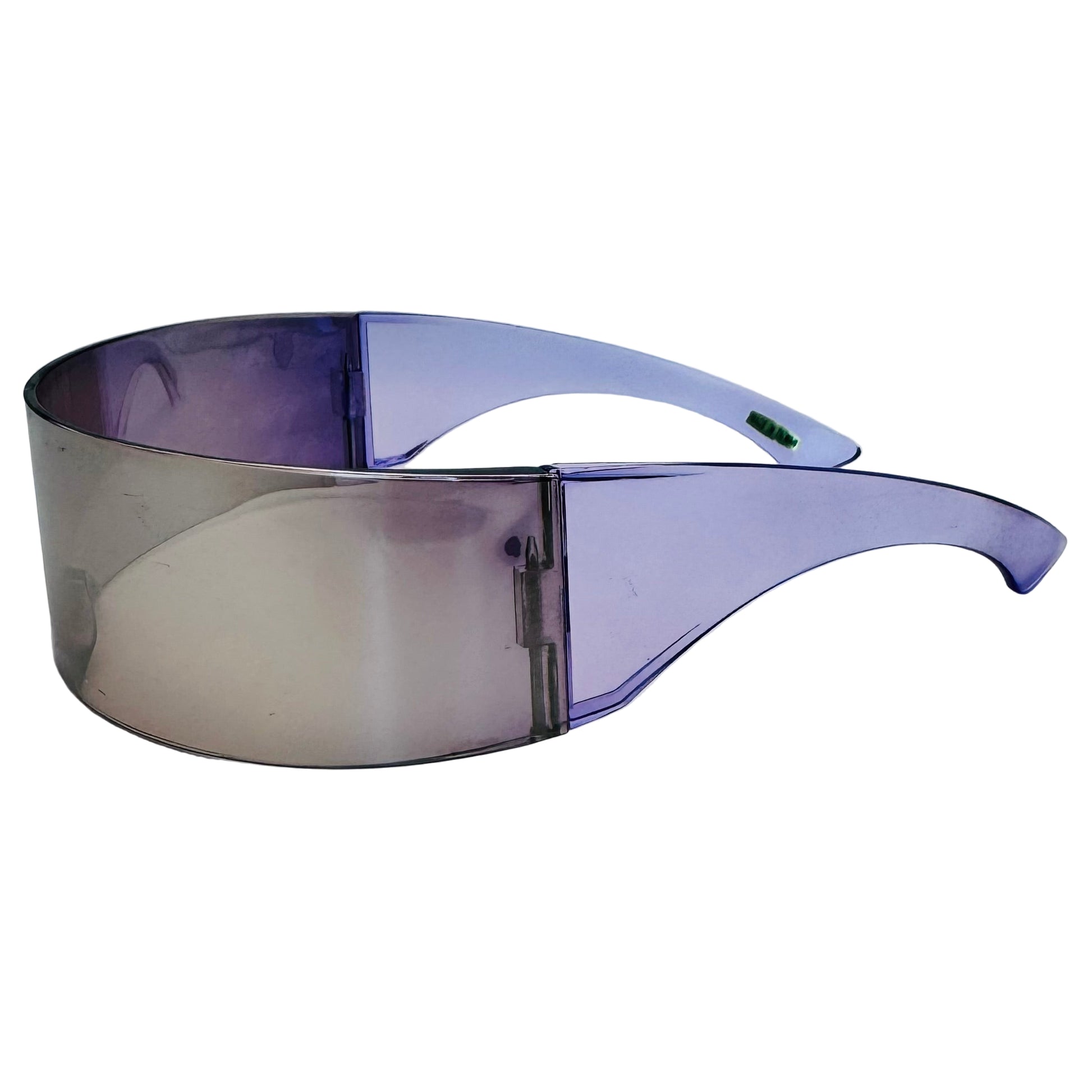 Purple visor on a white background