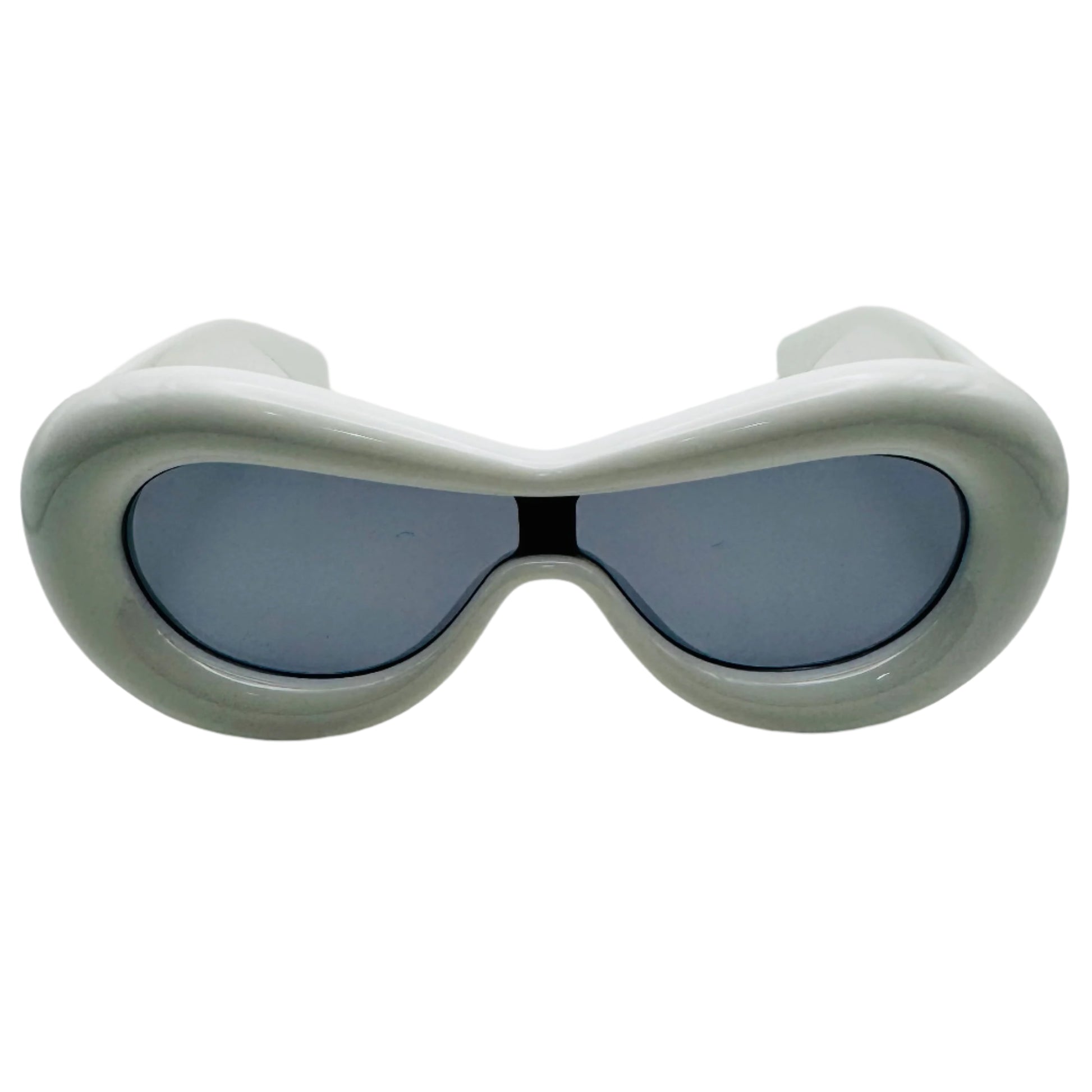 White Futuristic Sunglasses