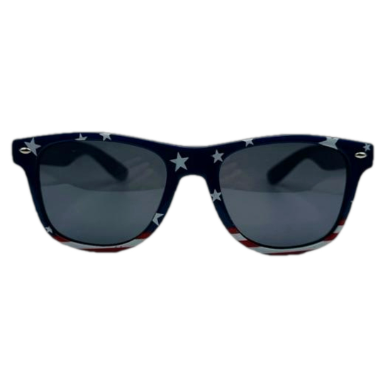 Blue USA Themed Unisex Novelty Sunglasses