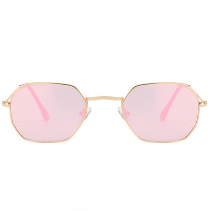 5012 | The Hexon - Retro Octagon Style Sunglasses with colorful lens options