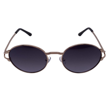 Black Oval Lens Sunglasses
