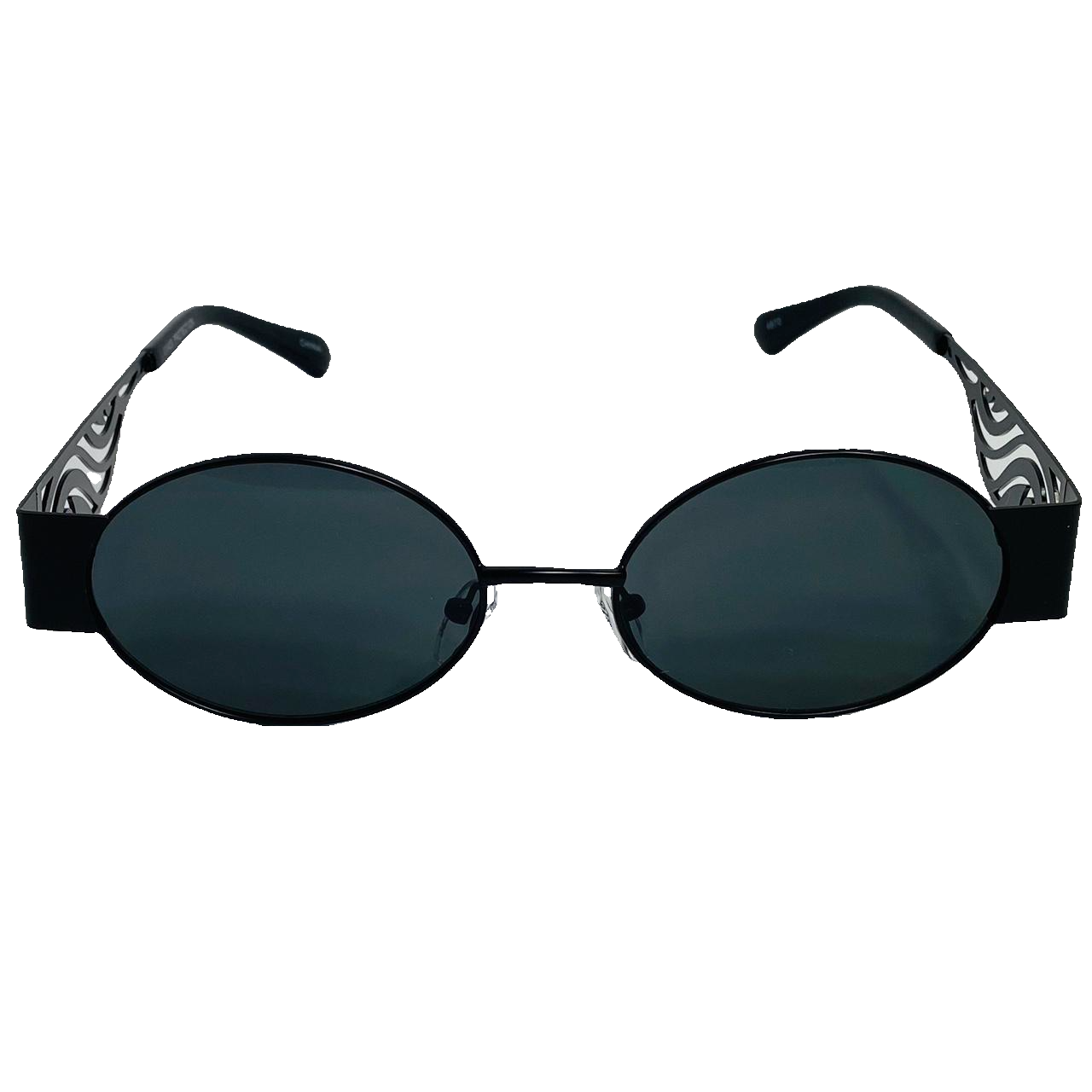 Black Oval Lens Sunglasses