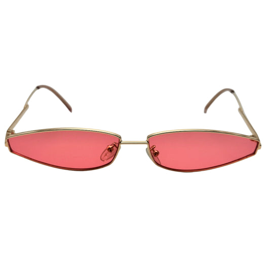 Slim Pink Cateye Sunglasses