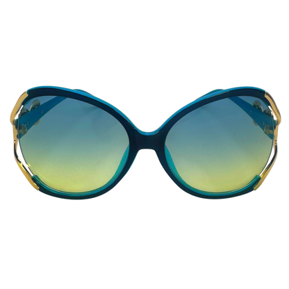5001 | The Halo - Oversized Round Butterfly Sunglasses