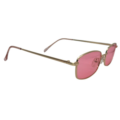 9342 (C) | Rectangle Retro Color Lens Sunglasses