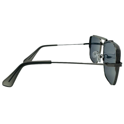 6083 (C) | Square Aviator Metal Sunglasses