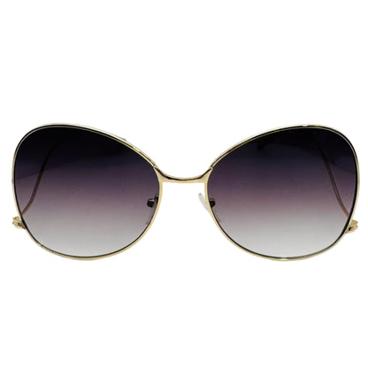 Gold/Black Butterfly Lens Sunglasses