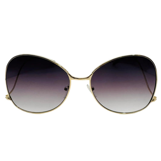 Gold/Black Butterfly Lens Sunglasses