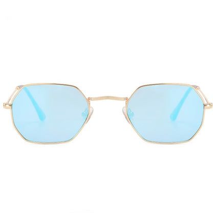 5012 | The Hexon - Retro Octagon Style Sunglasses with colorful lens options