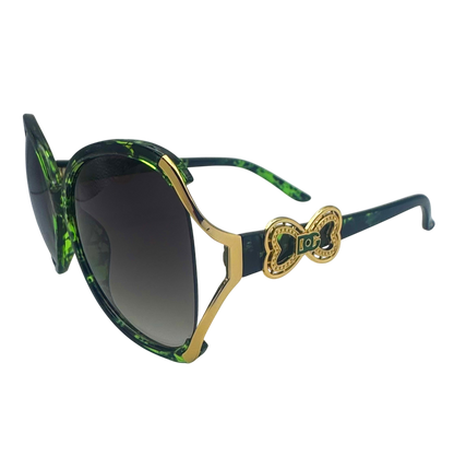 5001 | The Halo - Oversized Round Butterfly Sunglasses