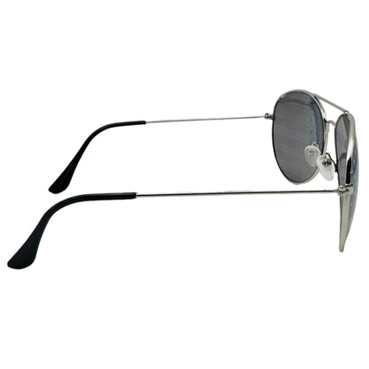 Silver USA Flag Aviator Sunglasses