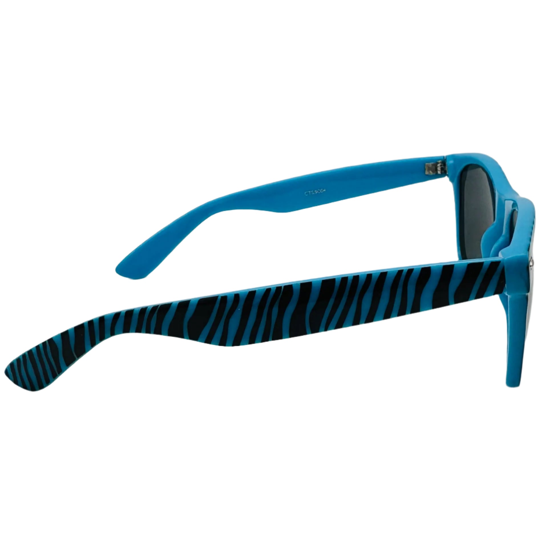 Blue Zebra Stripe California Classic Sunglasses