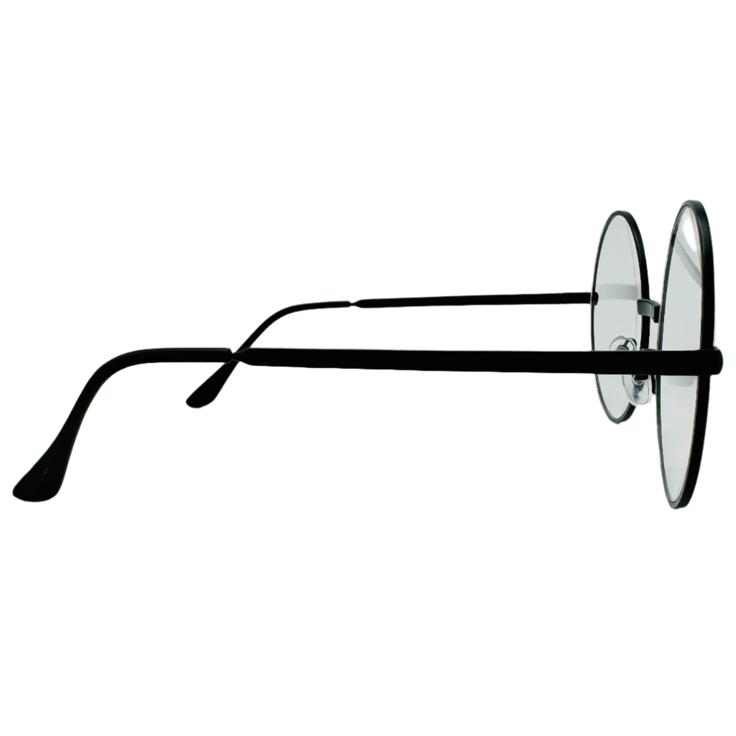 6021 | Oversize Round Clear Lens Glasses (Non-Prescription)