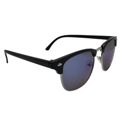 9027 (C) | Browline Sunglasses with Mirrored Lenses