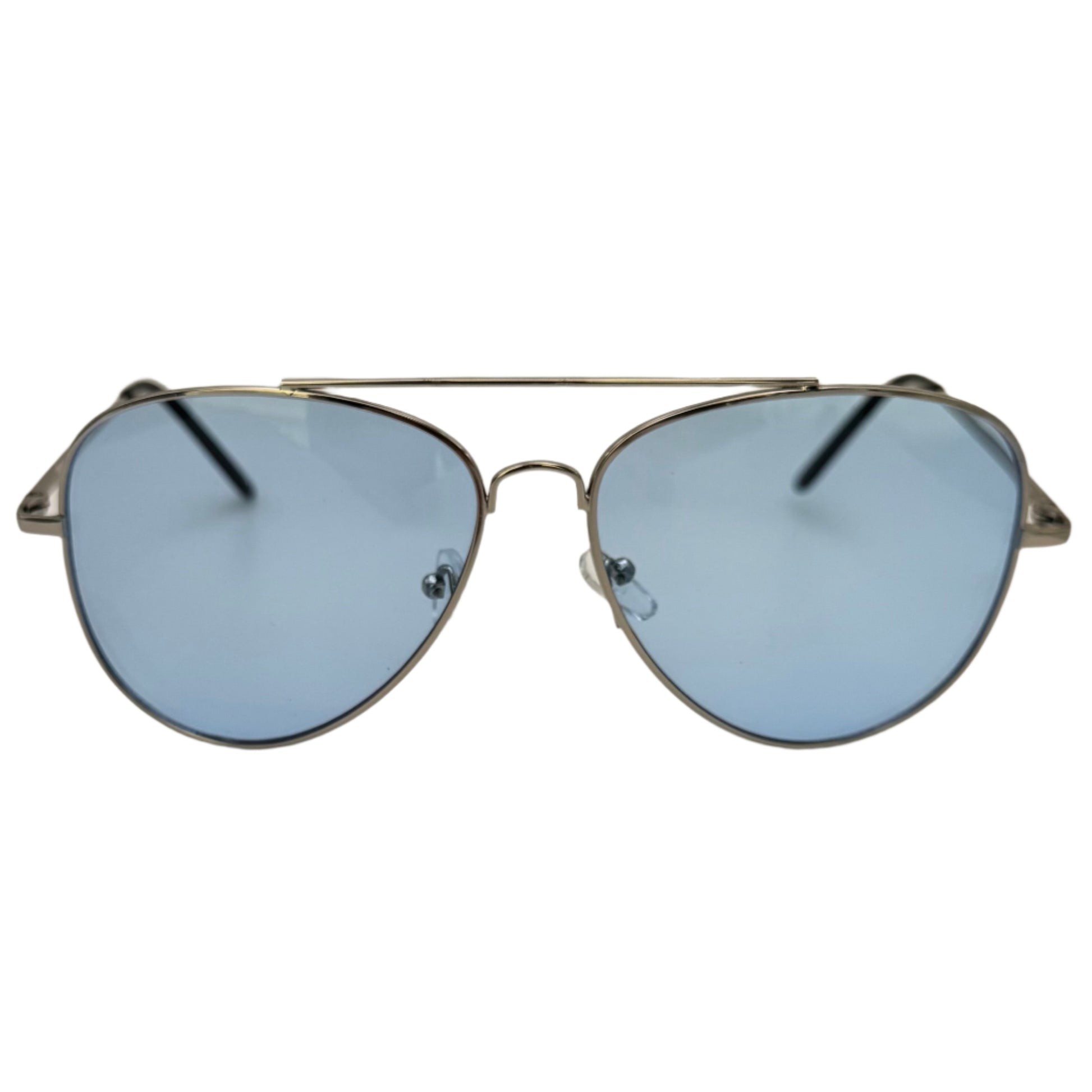 Blue Lens Aviator Sunglasses