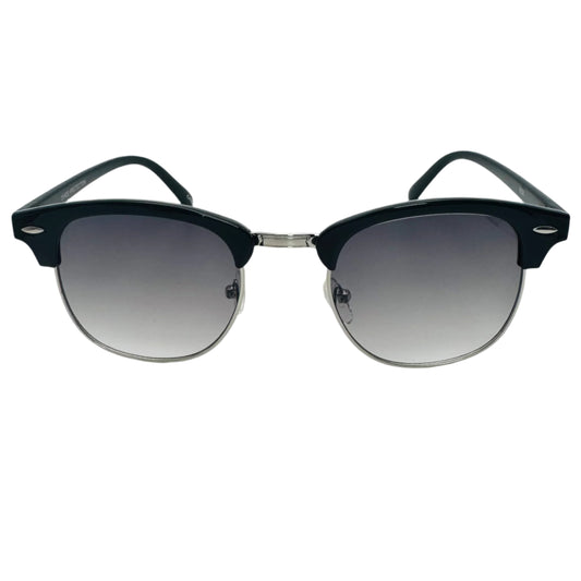 Black Browline Semi-Rimles Sunglasses