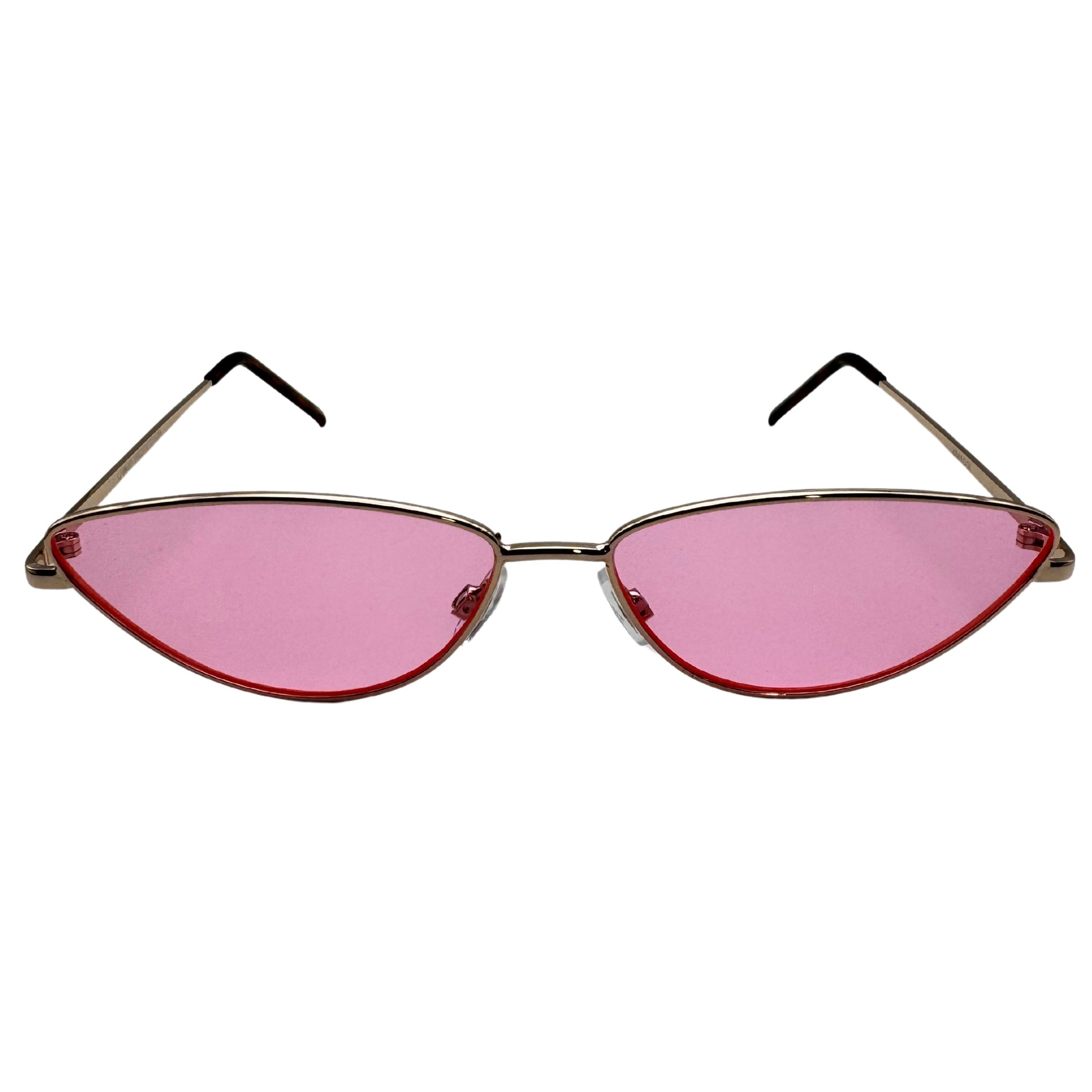 Pink Slim Cateye Sunglasses