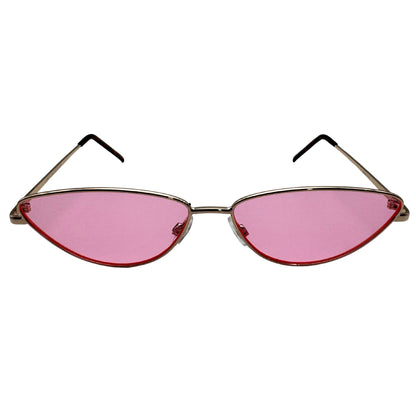 Pink Slim Cateye Sunglasses