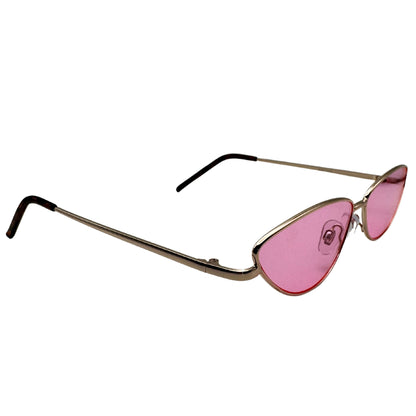 Pink Slim Cateye Sunglasses