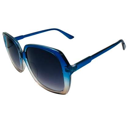 Blue/Tan Two Tone Ladies Sunglasses