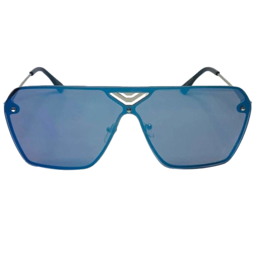 6041 | Rimless Shield Sunglasses*