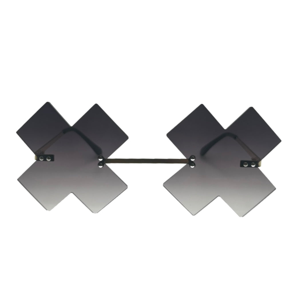 Black X Novelty Sunglasses
