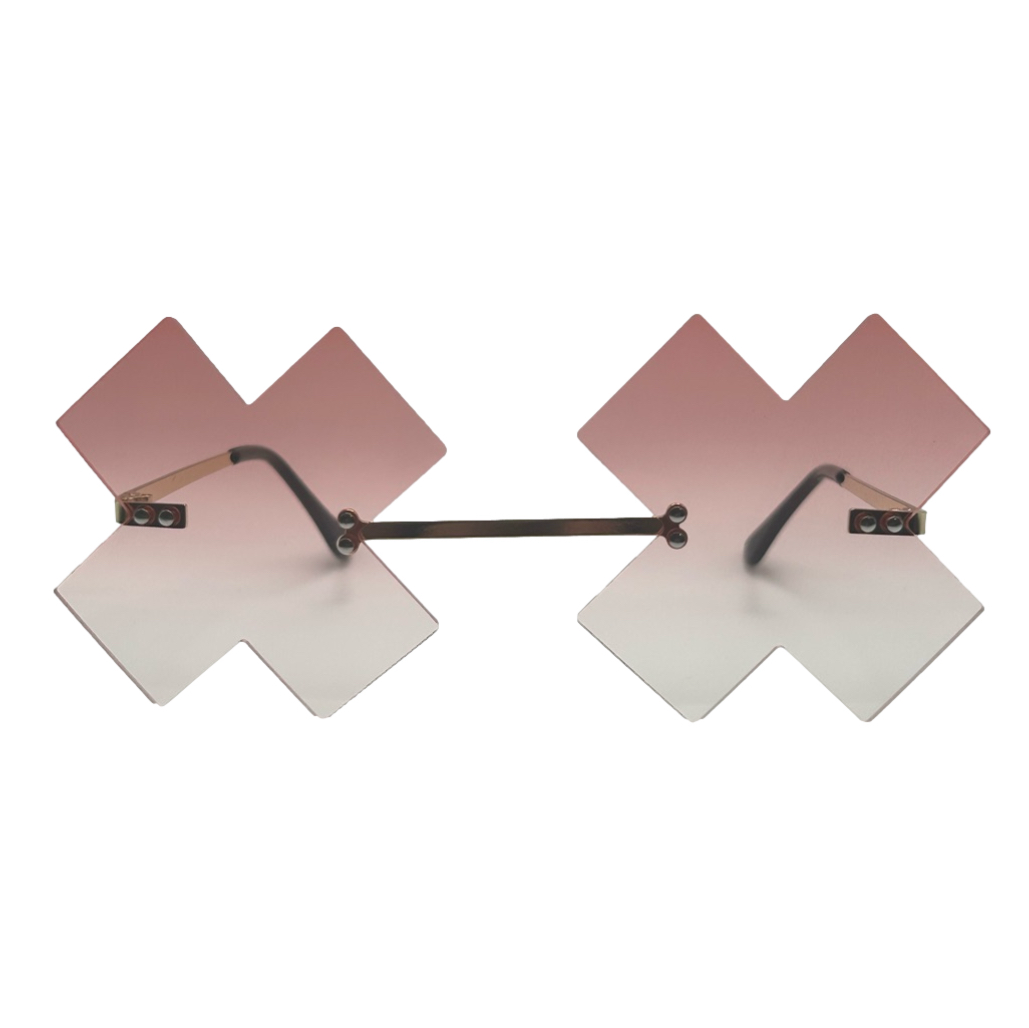 Red X Novelty Sunglasses