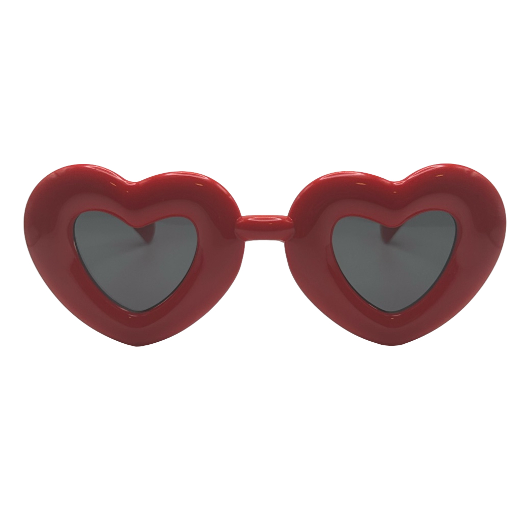 Red Novelty Heart Sunglasses
