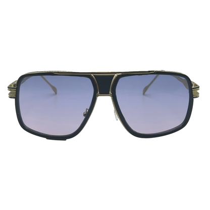 Purple Lens Pilot Aviator Sunglasses