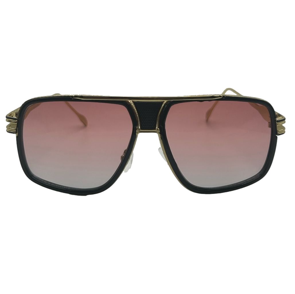 Red Lens Pilot Aviator Sunglasses
