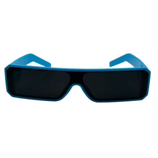 Blue Slim Sunglasses