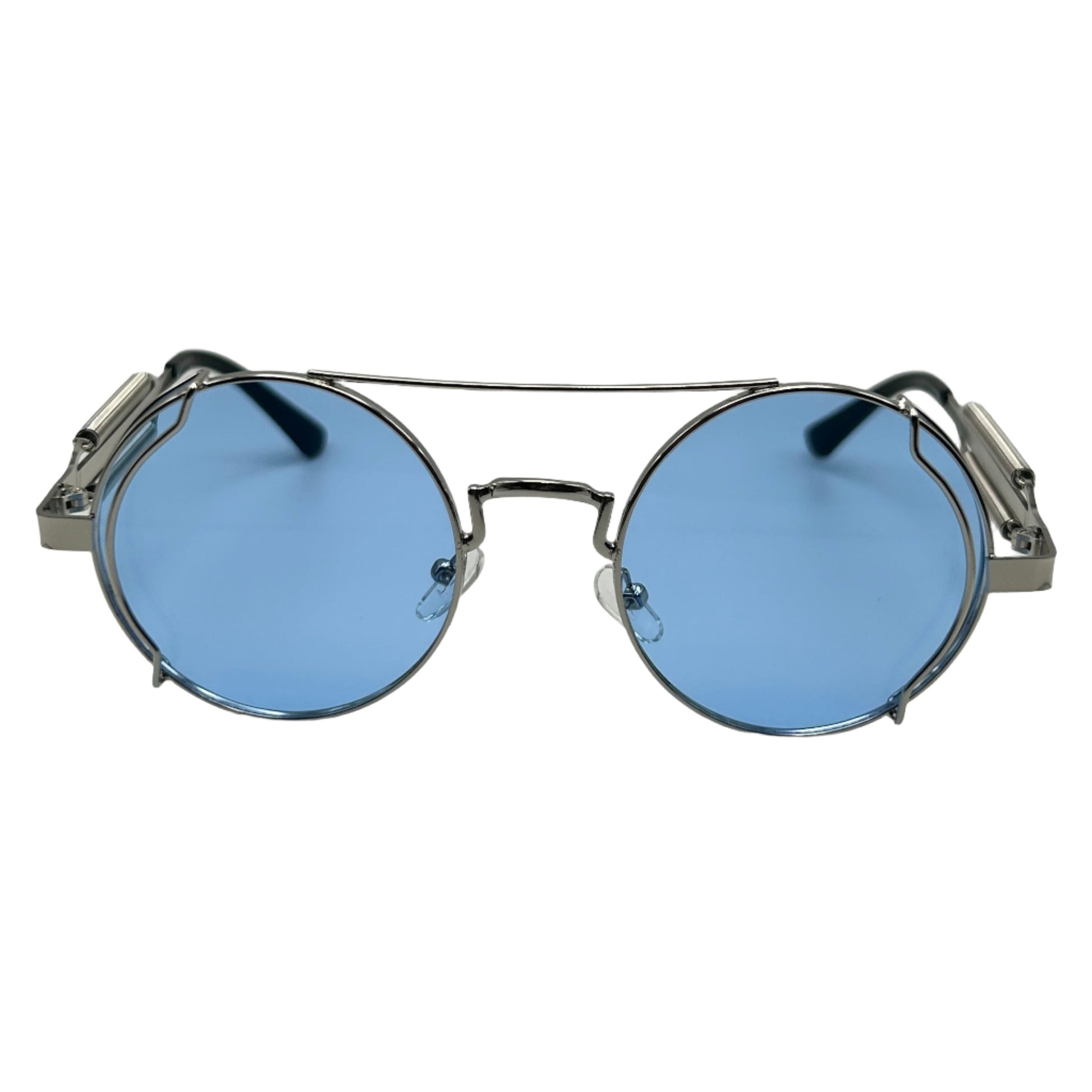 Blue Circle Sunglasses