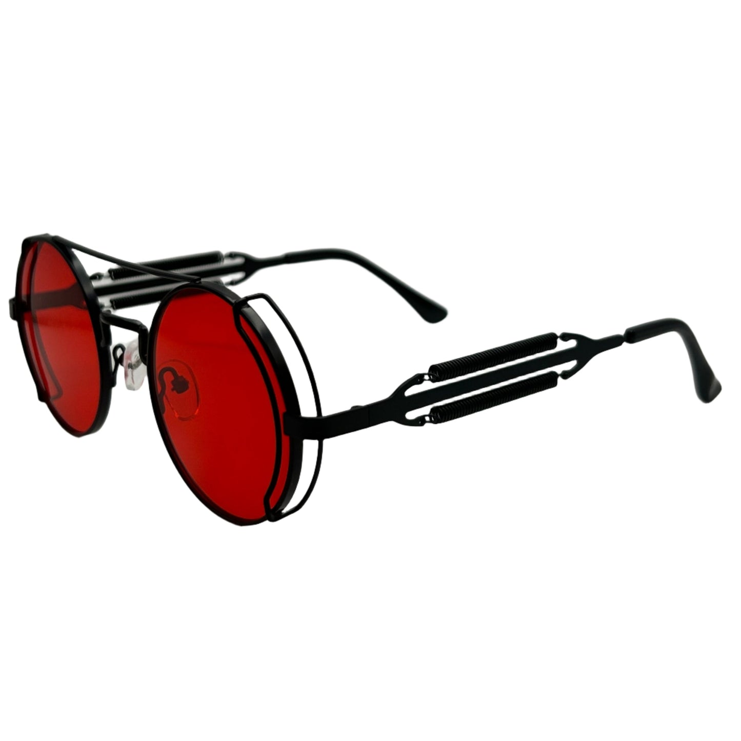 Black/Red Circle Sunglasses