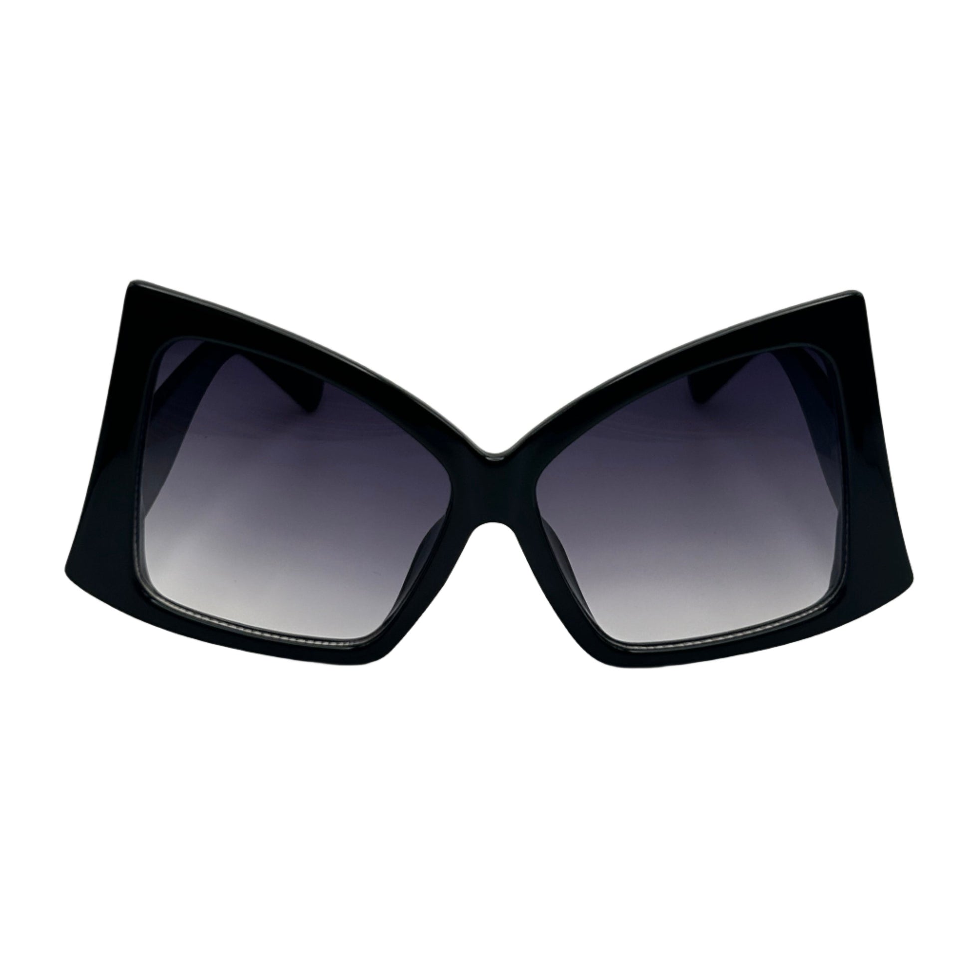 Black Square Butterfly Oversize Sunglasses