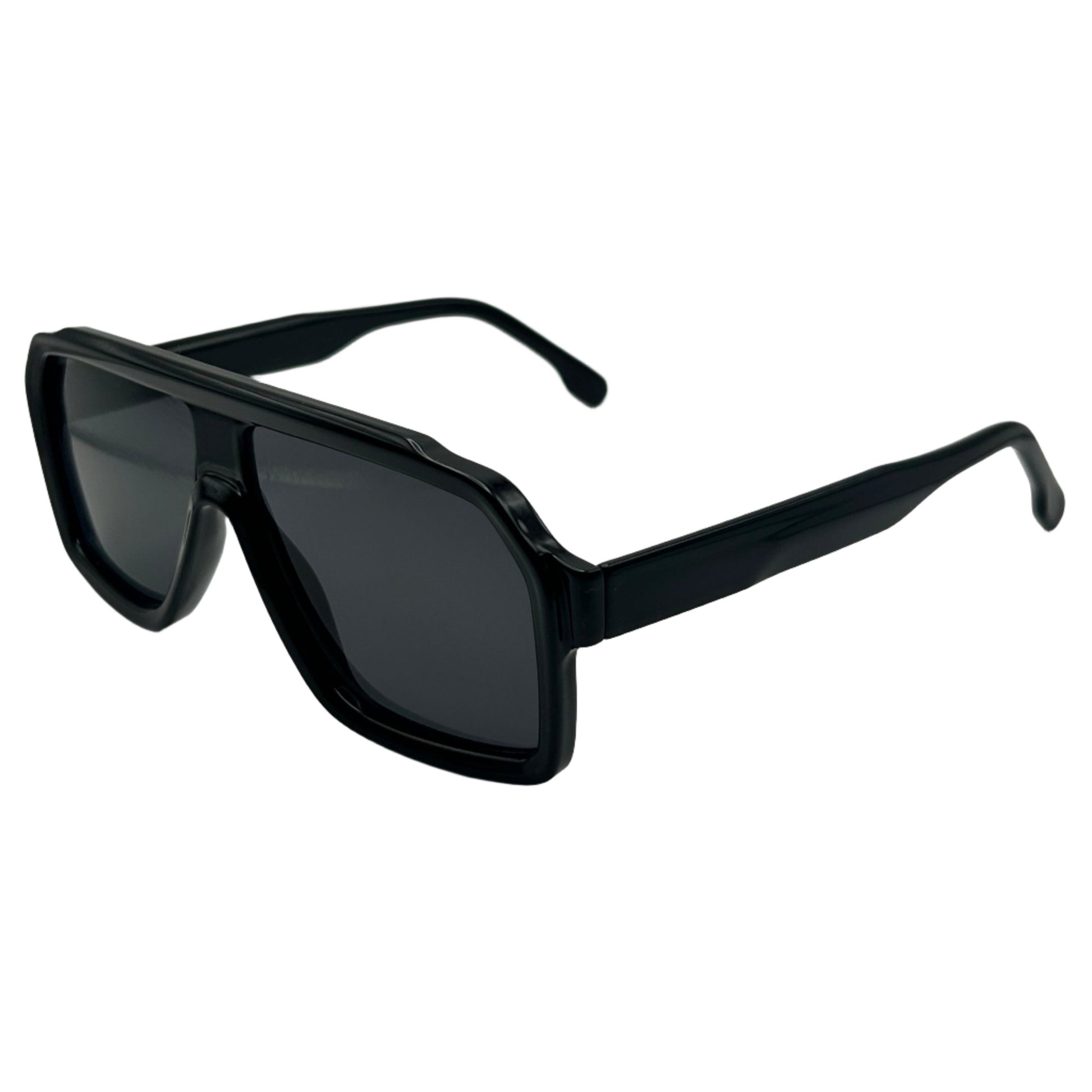 Black Tone Square Lens Sunglasses