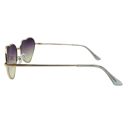 6110 | Two Tone Heart Sunglasses