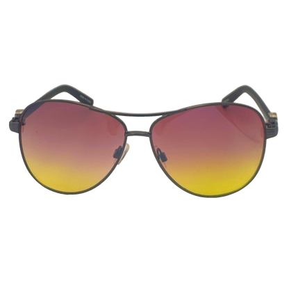 5002 | Avi - Two-Tone Lens Aviator Sunglasses