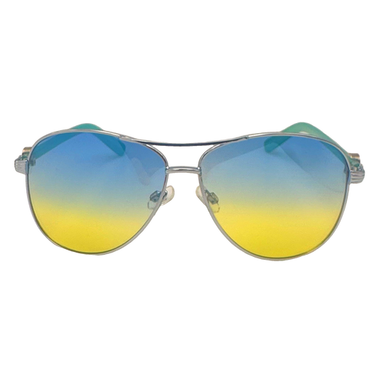 5002 | Avi - Two-Tone Lens Aviator Sunglasses