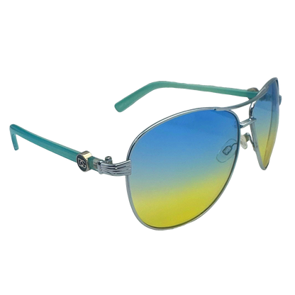 5002 | Avi - Two-Tone Lens Aviator Sunglasses