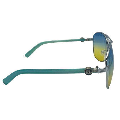 5002 | Avi - Two-Tone Lens Aviator Sunglasses