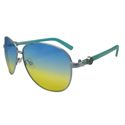 5002 | Avi - Two-Tone Lens Aviator Sunglasses