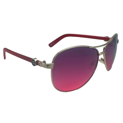 5002 | Avi - Two-Tone Lens Aviator Sunglasses