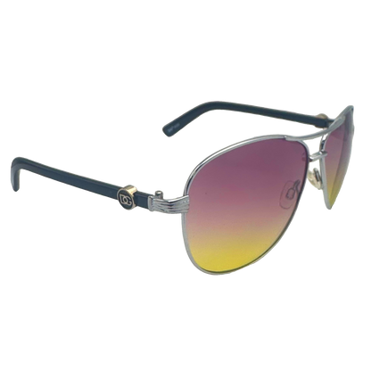5002 | Avi - Two-Tone Lens Aviator Sunglasses