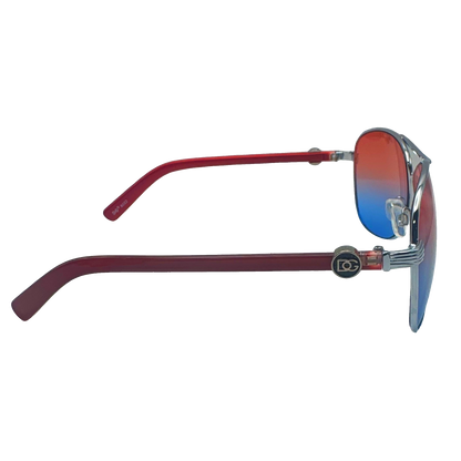 5002 | Avi - Two-Tone Lens Aviator Sunglasses