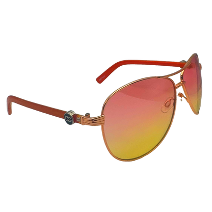5002 | Avi - Two-Tone Lens Aviator Sunglasses