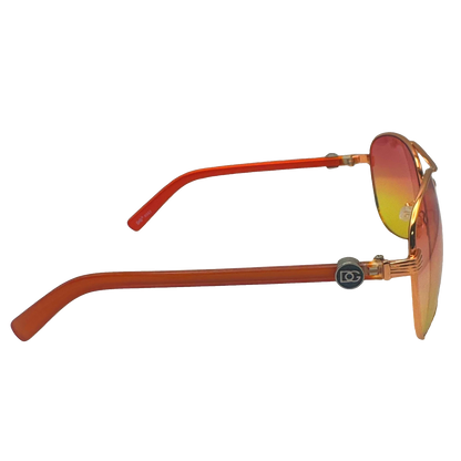 5002 | Avi - Two-Tone Lens Aviator Sunglasses