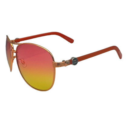 5002 | Avi - Two-Tone Lens Aviator Sunglasses