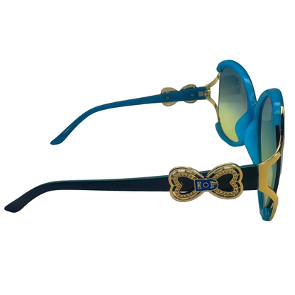 5011 | The Lovestruck- Oversize Butterfly Style Sunglasses with heart accented temple