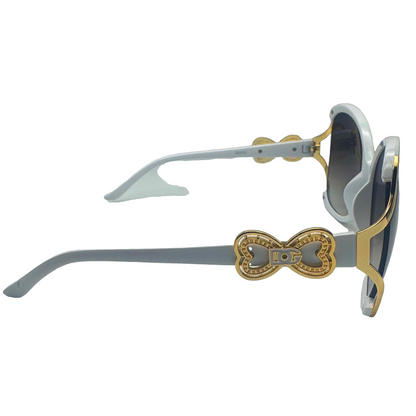 5011 | The Lovestruck- Oversize Butterfly Style Sunglasses with heart accented temple
