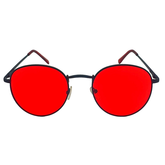5009| Echo - Classic Round Wire Frame Sunglasses